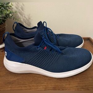 Footjoy Flex XP Men’s Size 13 Navy Blue Athletic Spikeless Golf Shoes